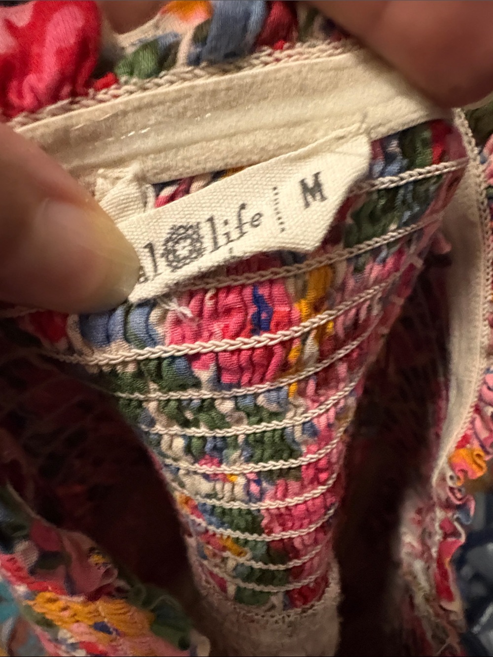 NATURAL LIFE Floral Maxi Skirt - Pink Multi - Picture 4 of 4